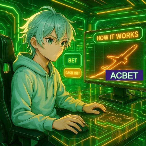 Imagem promocional do app oficial ACBET destacando a conveniência de jogar cassino online pelo celular ou navegador