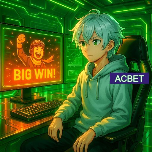 Imagem promocional do app oficial ACBET destacando a conveniência de jogar cassino online pelo celular ou navegador