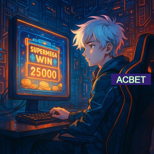 Imagem promocional do app oficial ACBET destacando a conveniência de jogar cassino online pelo celular ou navegador