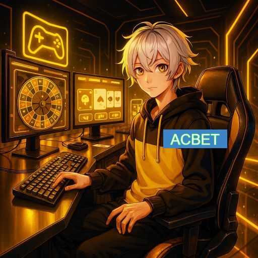 Imagem promocional do app oficial ACBET destacando a conveniência de jogar cassino online pelo celular ou navegador