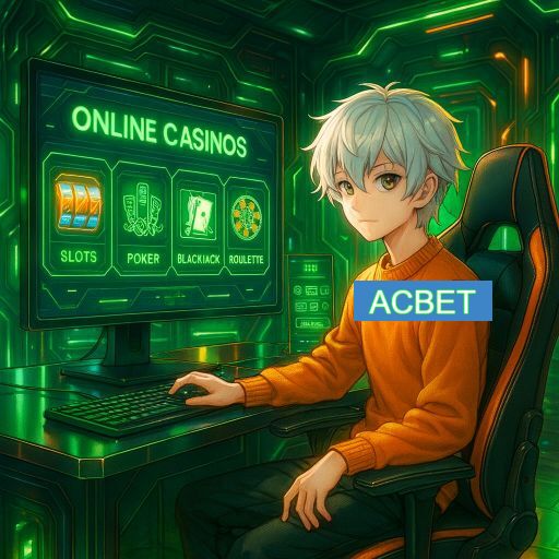 Imagem promocional do app oficial ACBET destacando a conveniência de jogar cassino online pelo celular ou navegador