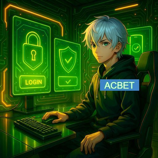 Imagem promocional do app oficial ACBET destacando a conveniência de jogar cassino online pelo celular ou navegador