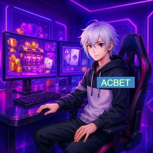 Imagem promocional do app oficial ACBET destacando a conveniência de jogar cassino online pelo celular ou navegador